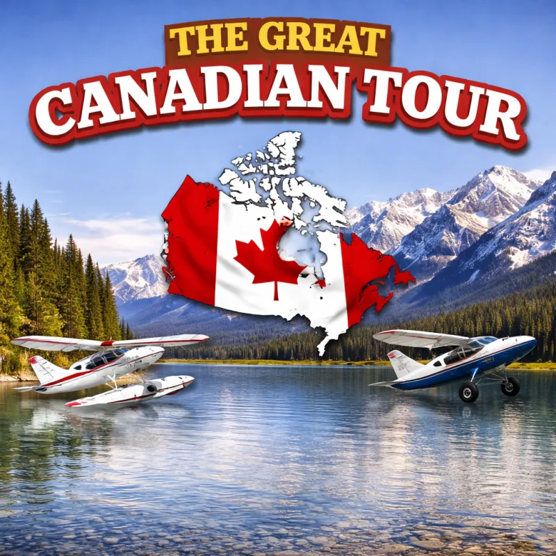 The Great Canadian Tour tour poster