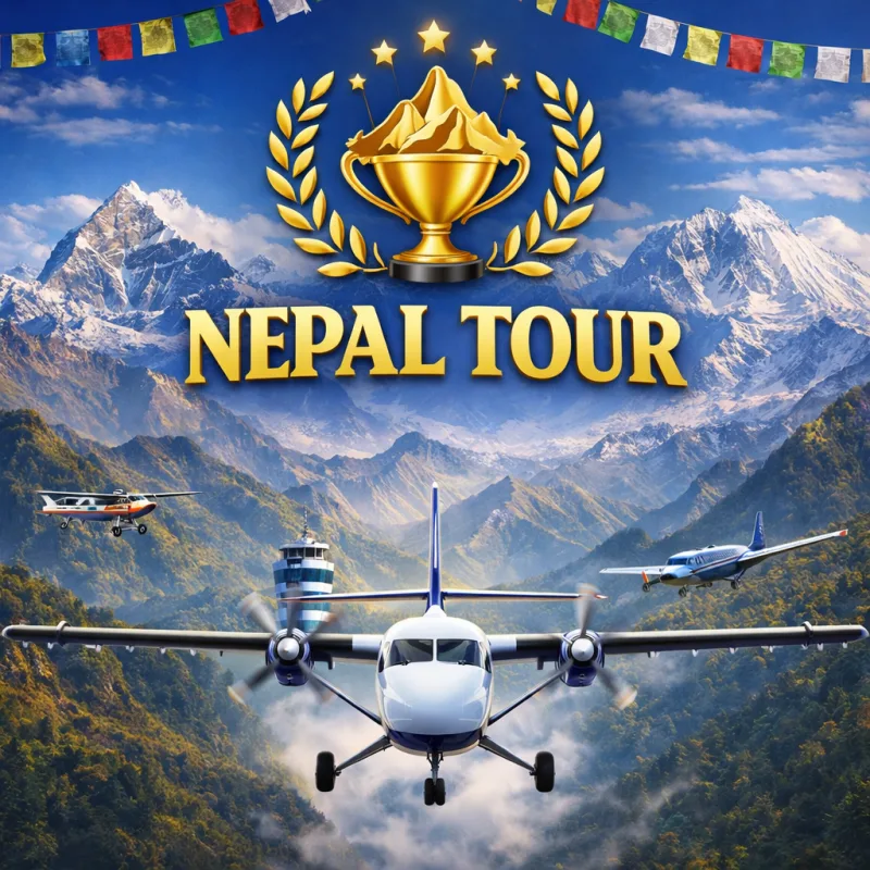 Fly Nepal tour poster