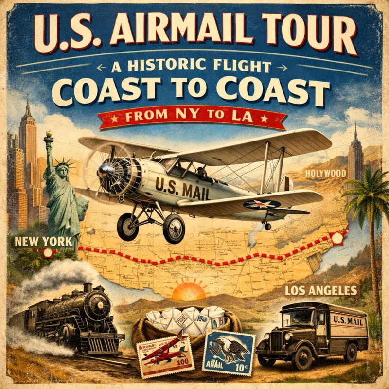 US Air Mail Tour tour poster