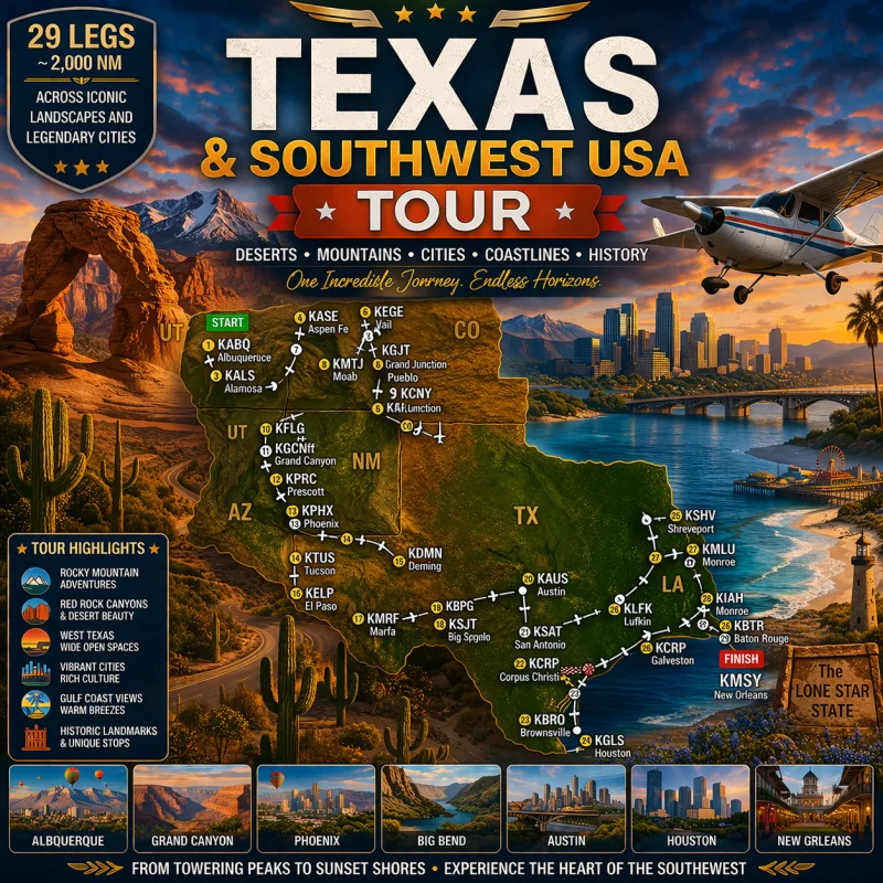 Southwest USA Tour tour poster
