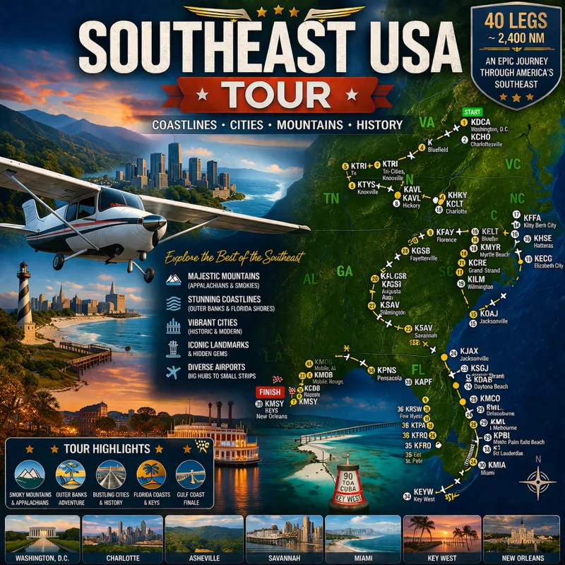 Southeast USA Tour tour poster
