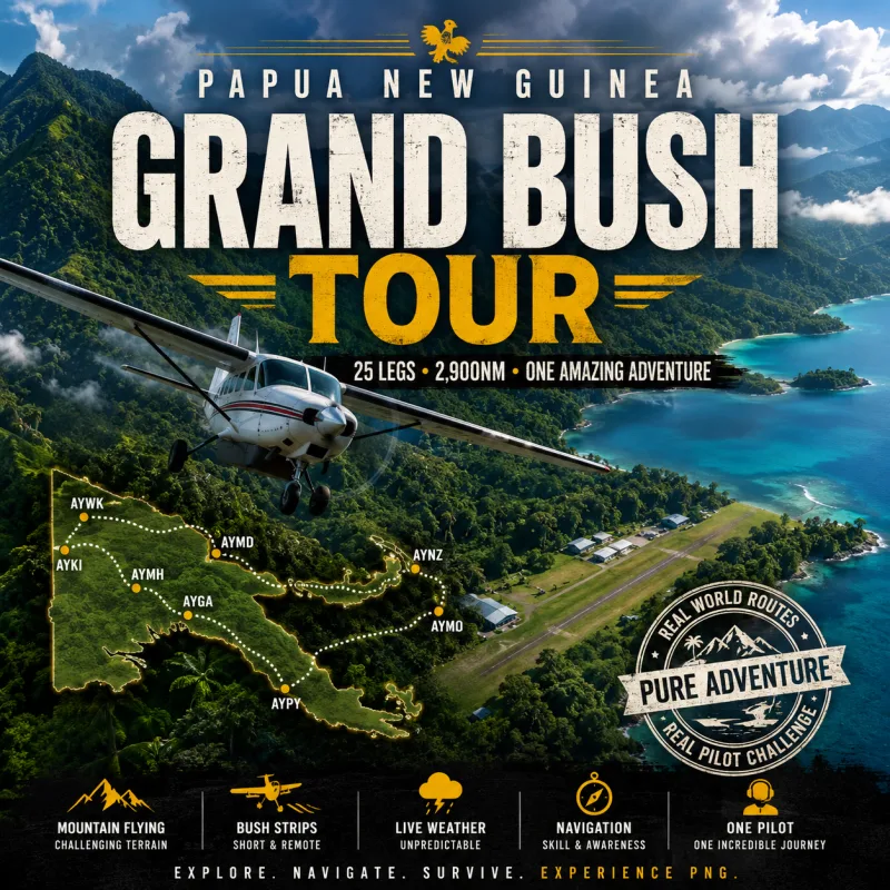 Papua New Guinea Grand Bush Tour tour poster